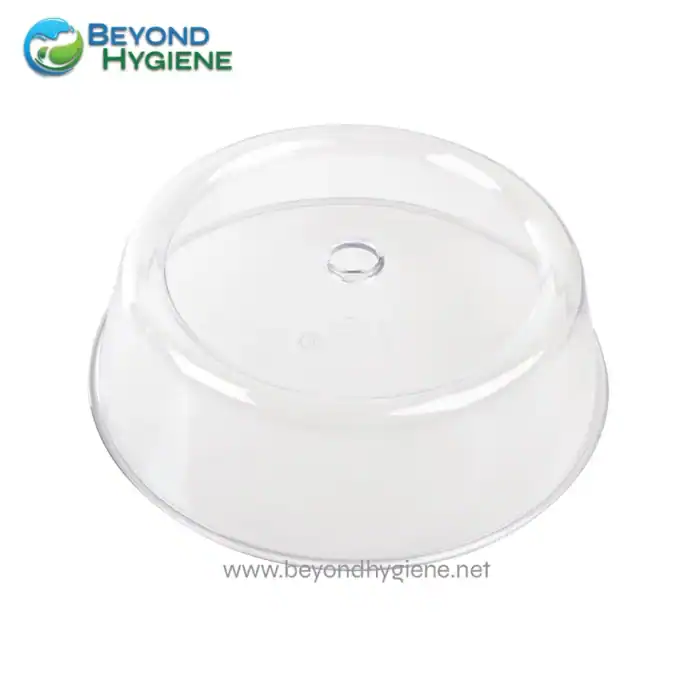 Disposable plastic soap dish cover for hygienic handwashing in Asian markets and commercial facilities.