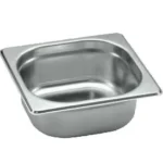 Stainless steel cleaning sink for commercial kitchens and food service establishments.