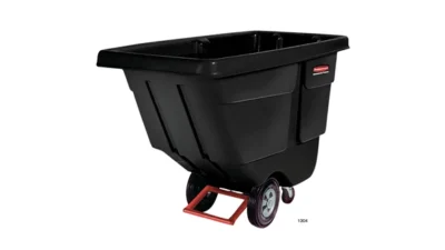 ROTOMOLDED TILT TRUCK, UTILITY DUTY, 1/2 CUBIC YARD, BLACK