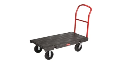 HEAVY DUTY PLATFORM TRUCK, 24" X 48" WITH 8" TPR CASTERS