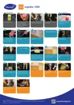 Ergodisc 1200 disinfection machine operation guide for commercial cleaning and sanitation solutions.