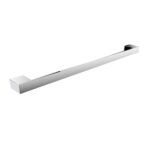 High-quality stainless steel towel bar for bathrooms, durable and rust-resistant, ideal for modern hygiene and cleaning standards.