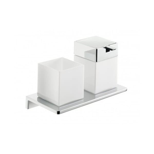 product_20180420-070623_5ad9916f1d937 Toothbrush holder and tissue box set on a bathroom countertop from Beyond Hygiene Asia, ideal for maintaining cleanliness and organization.