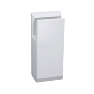 White hands-free automatic paper towel dispenser for hygiene and sanitation at Beyond Hygiene Asia.