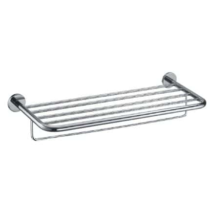 Stainless steel bathroom towel rack, modern and durable design, ideal for hygienic and organized bathroom spaces.