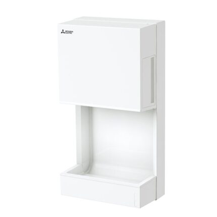 Mitsubishi UV sterilizer disinfection cabinet for hygiene and sanitization.