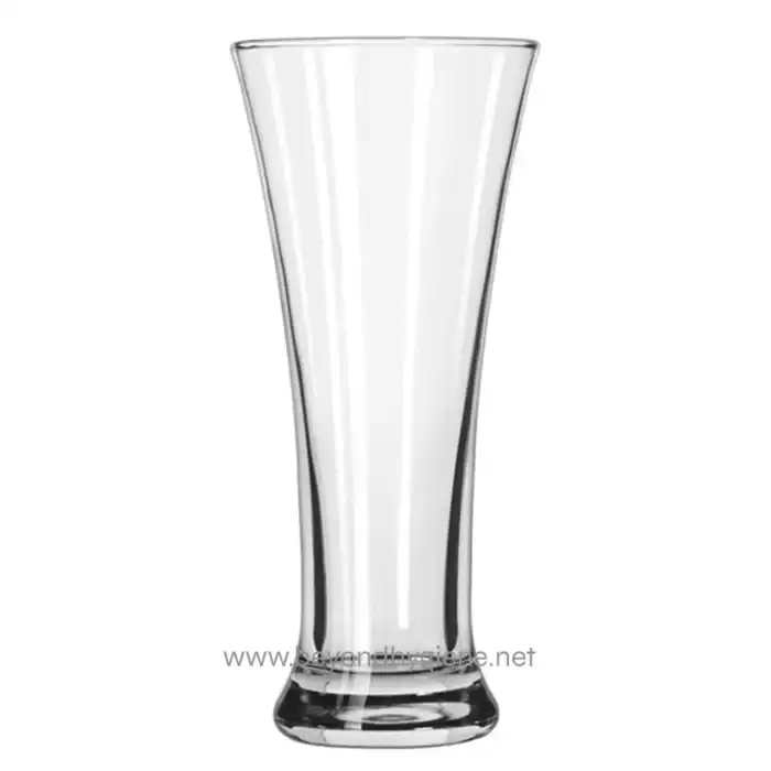 Clear glass vase with elegant curved design, perfect for floral arrangements and decorative displays, by Beyond Hygiene Asia.