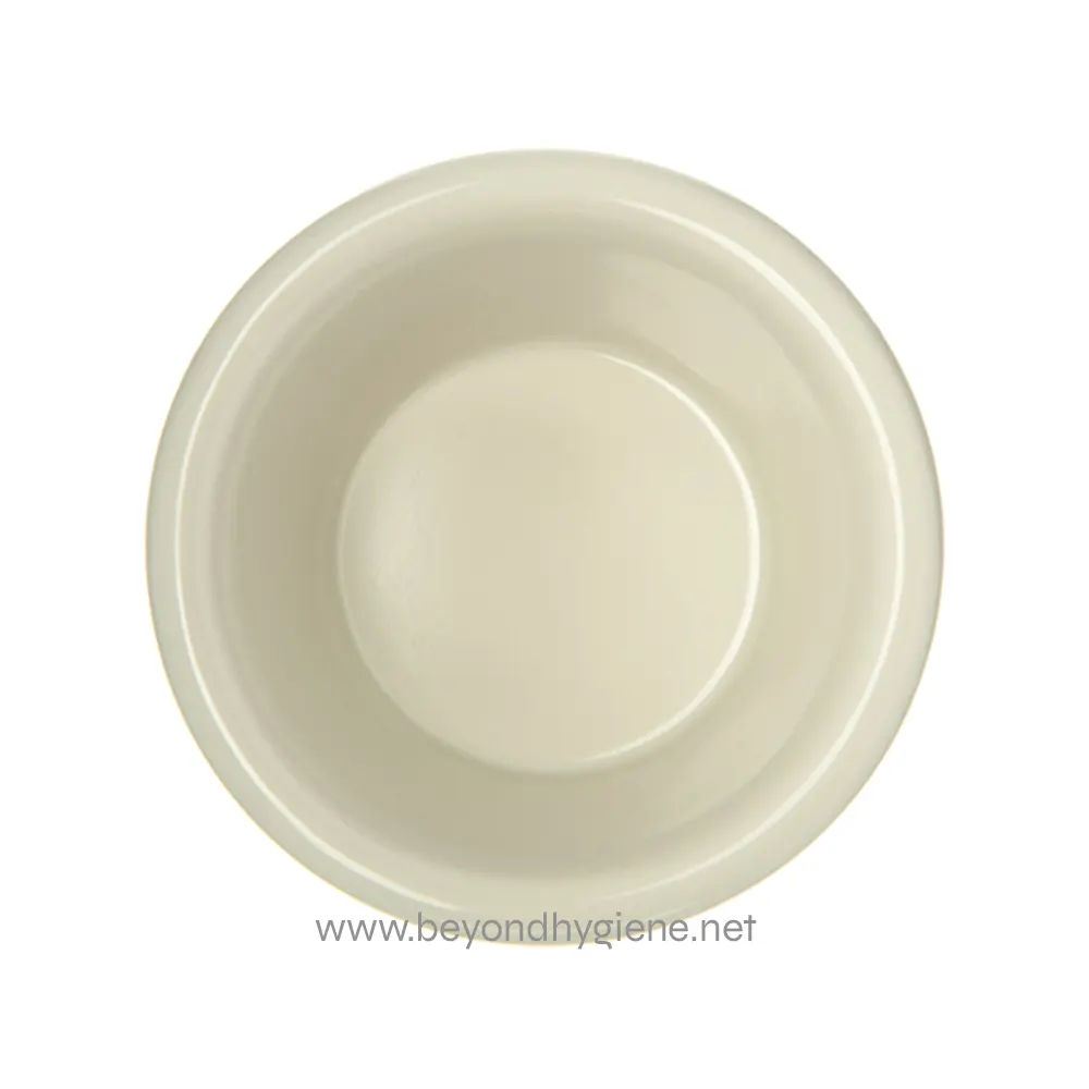 0053822_2 Disposable ceramic bowl for food presentation and catering services in Southeast Asia. Perfect for hygienic food handling and serving in restaurant and catering settings.
