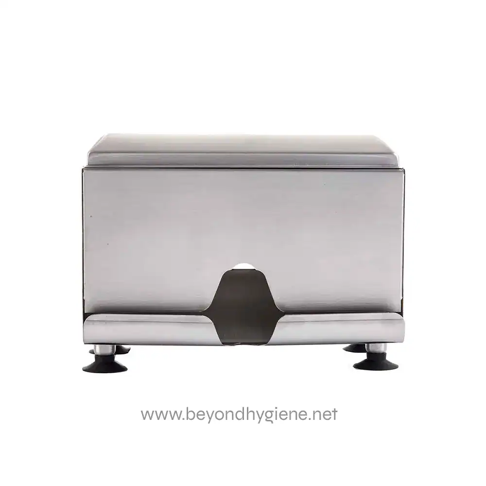 1 Durable stainless steel commercial utensil sanitizer dispenser for Asia cleaning standards, ideal for food service, hospitality, and hygiene-focused environments.