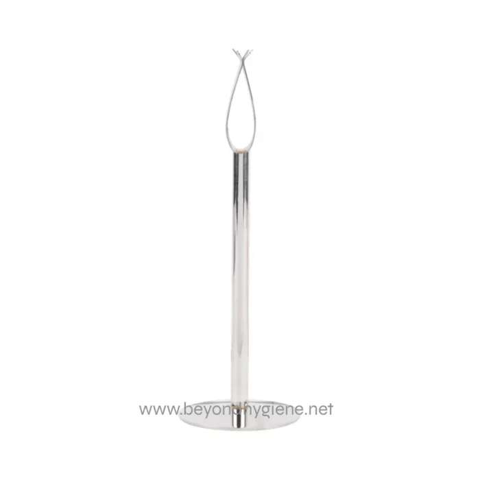 Stainless steel ashtray with a sandalwood container and metal stand, designed for hygienic disposal of cigarette butts and ashes.