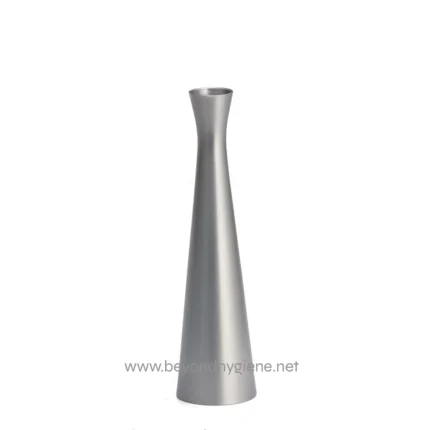 Metallic hand sanitizer stand for hygiene and sanitation solutions in Asia.