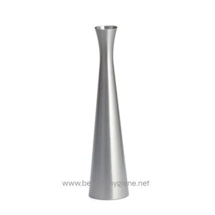 Stainless steel hand sanitizer dispenser stand for clean hygiene solutions in public and commercial spaces.