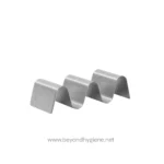Tablecraft Taco Taxi Medium Brushed Stainless Steel Server - Image 10