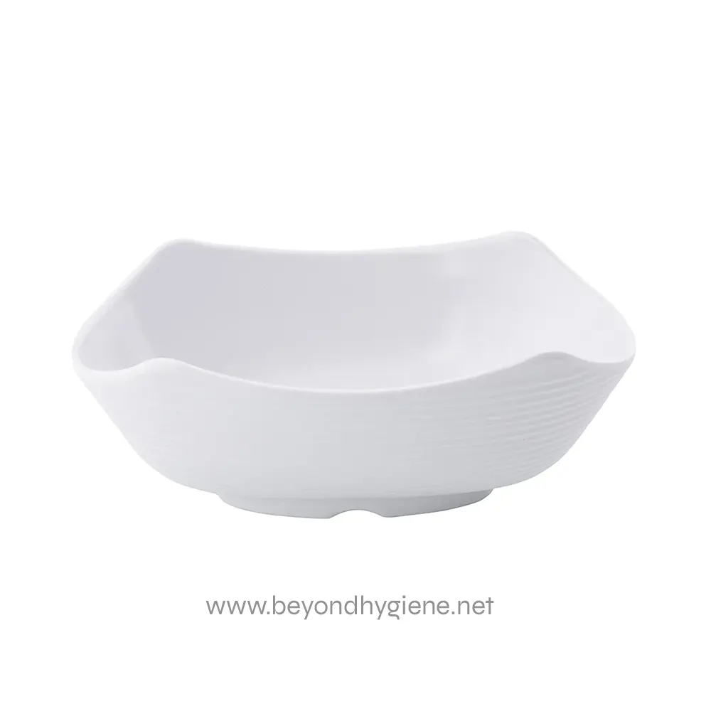 Sauce Bowl White 5 oz Disposable white ceramic bowl for hygiene and food presentation, ideal for Asian cuisine and catering services. Perfect for hygienic dining and food display in commercial and home settings.