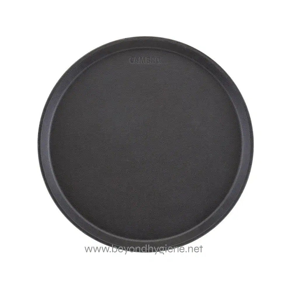 Black round speaker grille for audio and communication equipment, designed for durability and sound clarity, ideal for hygiene and sanitation environments in Asia.