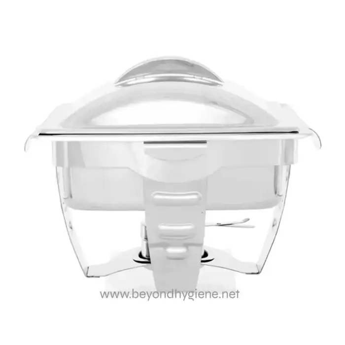 Waterproof food storage container with lid, ideal for commercial hygiene and sanitation in Asian markets and kitchens. Durable, hygienic, and easy to clean for maintaining food freshness.