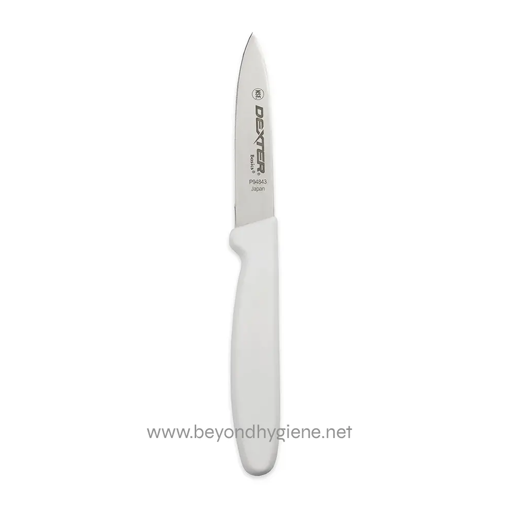 135-31611 Stainless steel surgical knife with white handle, used for medical and dental procedures, promoting hygiene and precision in Asian healthcare settings.