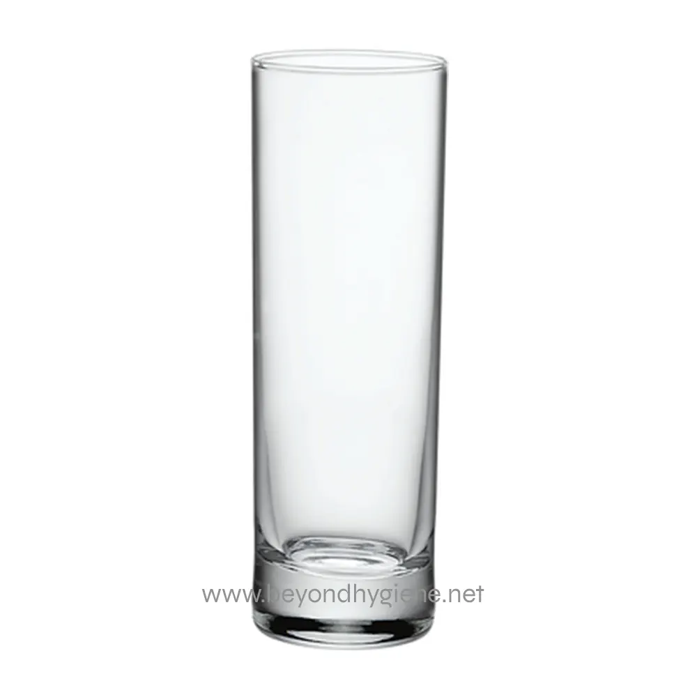 142032_2 Clear glass tumbler for hygiene and sanitation needs, ideal for food service and beverage presentation in Asia.