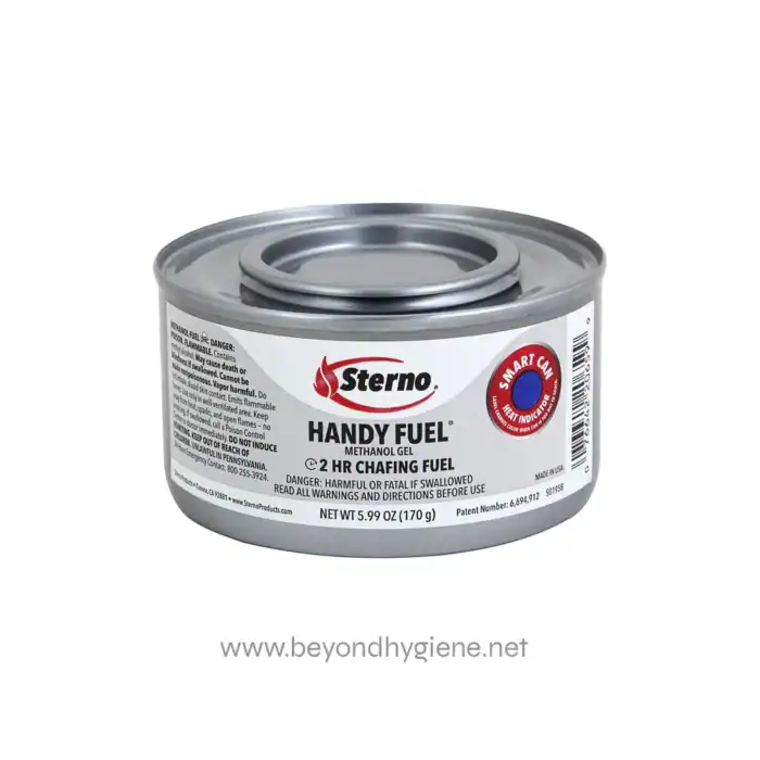 Methanol gel fuel for portable and emergency use, safe and efficient. Perfect for camping, boating, and outdoor activities. Meets safety standards, with easy-to-use design from Beyond Hygiene Asia.