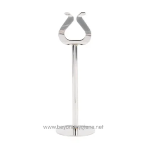 Stainless steel foil cutter tool with a stand, used for hygienic food prep, catering, or restaurant settings. Durable, easy to clean, and restaurant-quality hygiene equipment from Beyond Hygiene Asia.