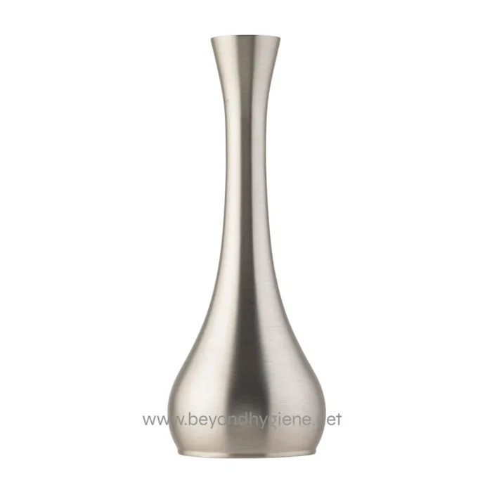 Metal decorative vase for home or office decor, sleek and modern design, ideal for floral arrangements or standalone display, made by Beyond Hygiene Asia.