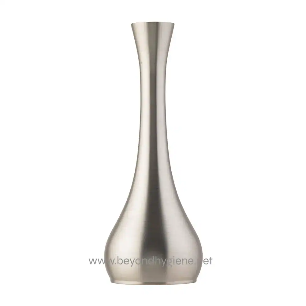 2 Metal decorative vase for home or office decor, sleek and modern design, ideal for floral arrangements or standalone display, made by Beyond Hygiene Asia.