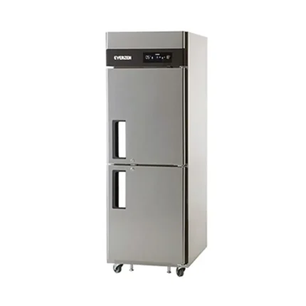 Stainless steel commercial refrigerator for hygiene storage, ideal for healthcare, hospitality, and foodservice industries. Durable, hygienic, and easy to clean.