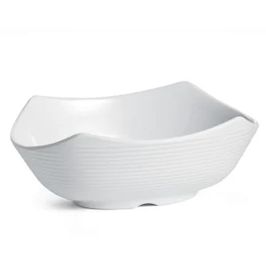 Porcelain hand wash basin with a modern, minimalist design, ideal for hygiene facilities and commercial spaces. Durable, sleek, and easy to clean, perfect for sanitary environments.