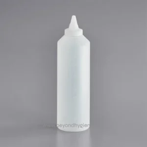 Vollrath 5324-13 Traex® 24 oz. Clear Single Tip Closeable Standard Squeeze Bottle