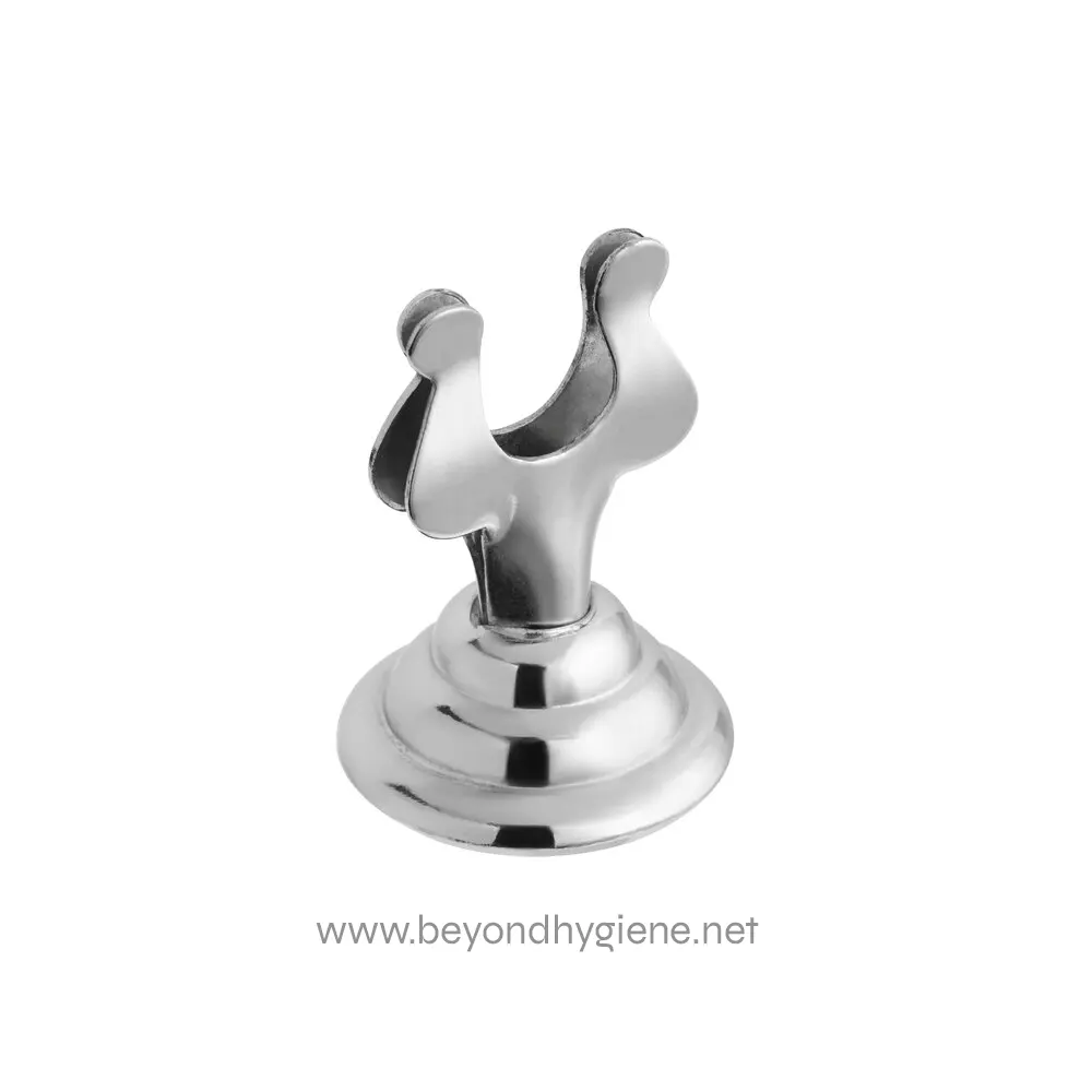 2626864 Polished stainless steel shoe horn with a modern design.