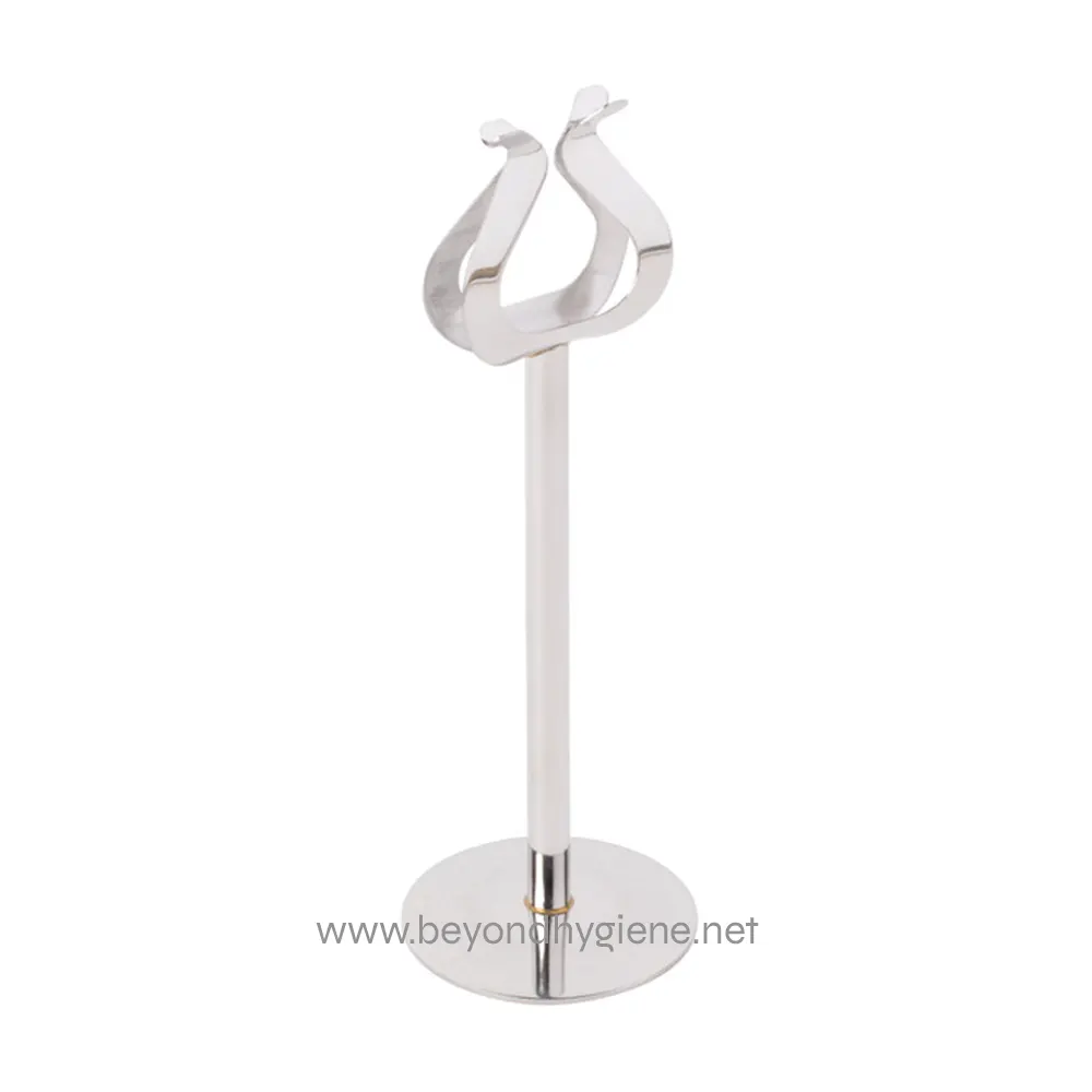 3 Stainless steel foot operated sanitary foot pedal for hands-free hygiene solutions. Perfect for restrooms and healthcare facilities promoting sanitation and hygiene.