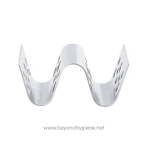 Stainless steel handrail guard for hygiene and safety, used in Asian healthcare and cleaning environments. Durable, easy to clean, essential for maintaining hygiene standards.