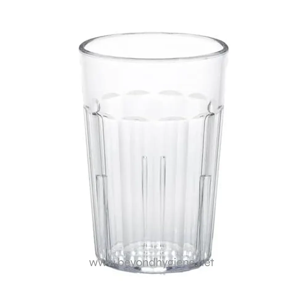 31YPz6hax9L._AC_ Clear tall glass for beverages, hygiene, and hydration purposes.