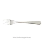 Stainless steel fork for dining, hygienic tableware, kitchen utensil, sleek and durable silverware, suitable for restaurants and home use.