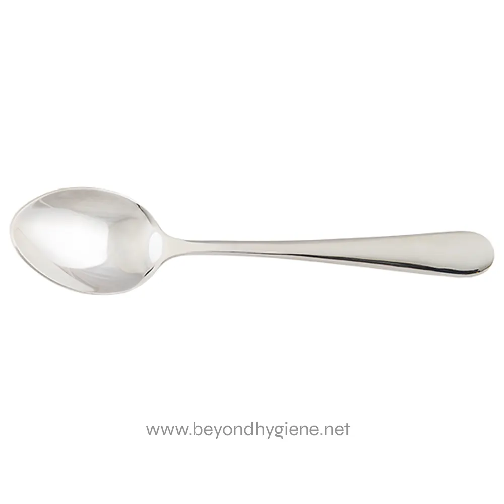32-1900-TAB-S_19000-07 Stainless steel spoon for professional cleaning and hygiene practices, ideal for food service and sanitation needs.