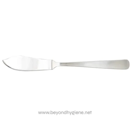 Stainless steel cake server for professional bakery and kitchen use. Durable, elegant, and perfect for serving slices of cake and desserts at events and gatherings.