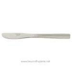 Stainless steel cake knife, professional baking utensil for slicing cakes and desserts. Durable and sleek design, ideal for bakery and catering use.