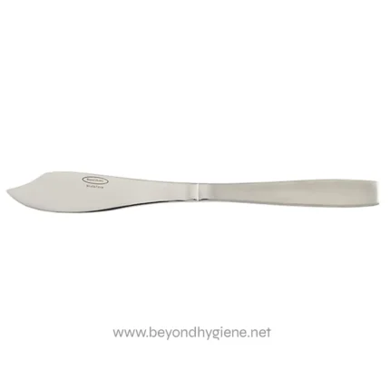 Stainless steel spoon suitable for food service and catering, featuring durable construction and sleek design. Perfect for restaurant, hotel, and catering use, ensuring cleanliness and efficiency.