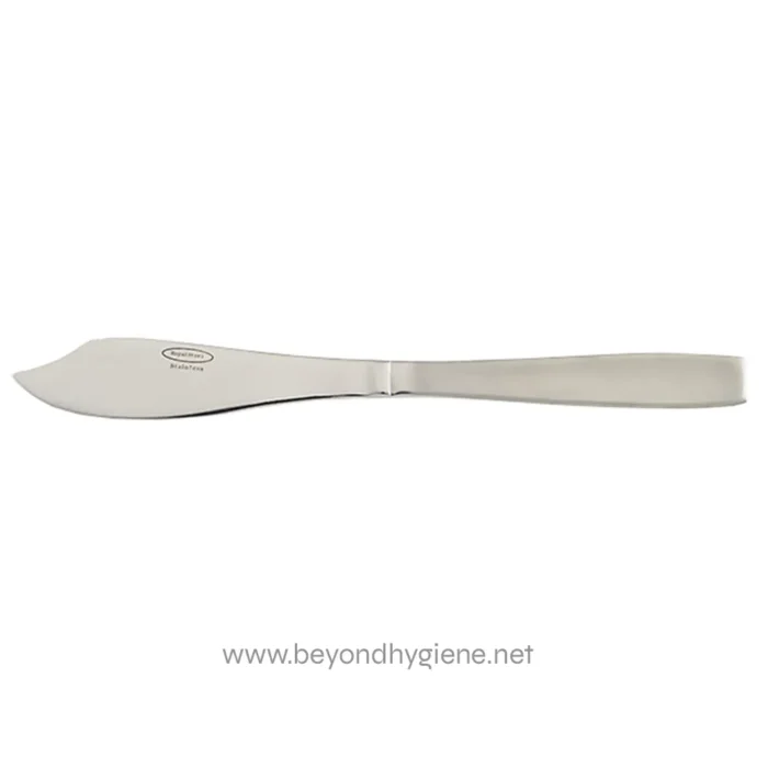 Stainless steel spoon suitable for food service and catering, featuring durable construction and sleek design. Perfect for restaurant, hotel, and catering use, ensuring cleanliness and efficiency.