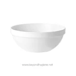Stacking Bowl 500 ml CAREWARE WHITE tempered glass 141 mm H 57 mm