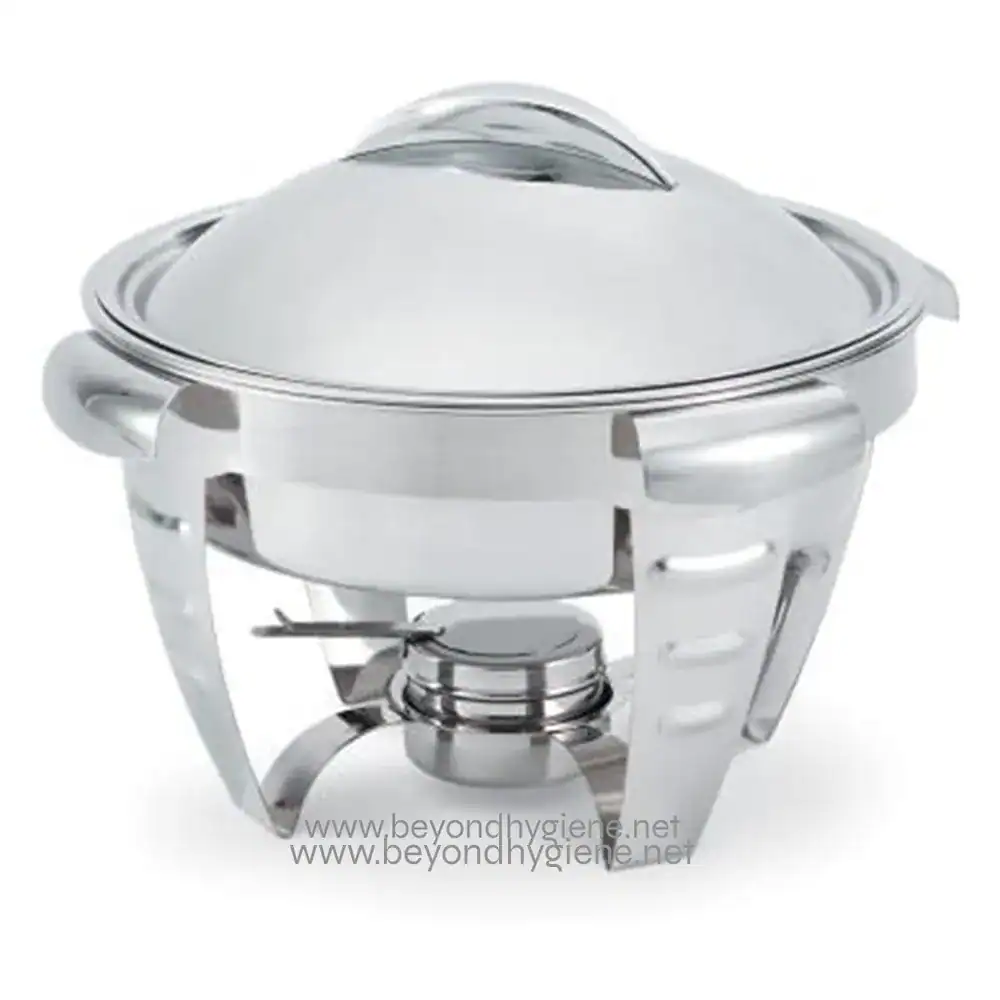 418i7CiDOhL._AC_ Stainless steel food warmer with a lid, ideal for catering and buffets, designed for professional kitchen hygiene and food safety standards.