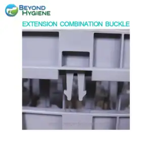 Extension combination buckle for hygiene equipment in Asia, ensuring secure attachment and durable connection in commercial cleaning and sanitation solutions.