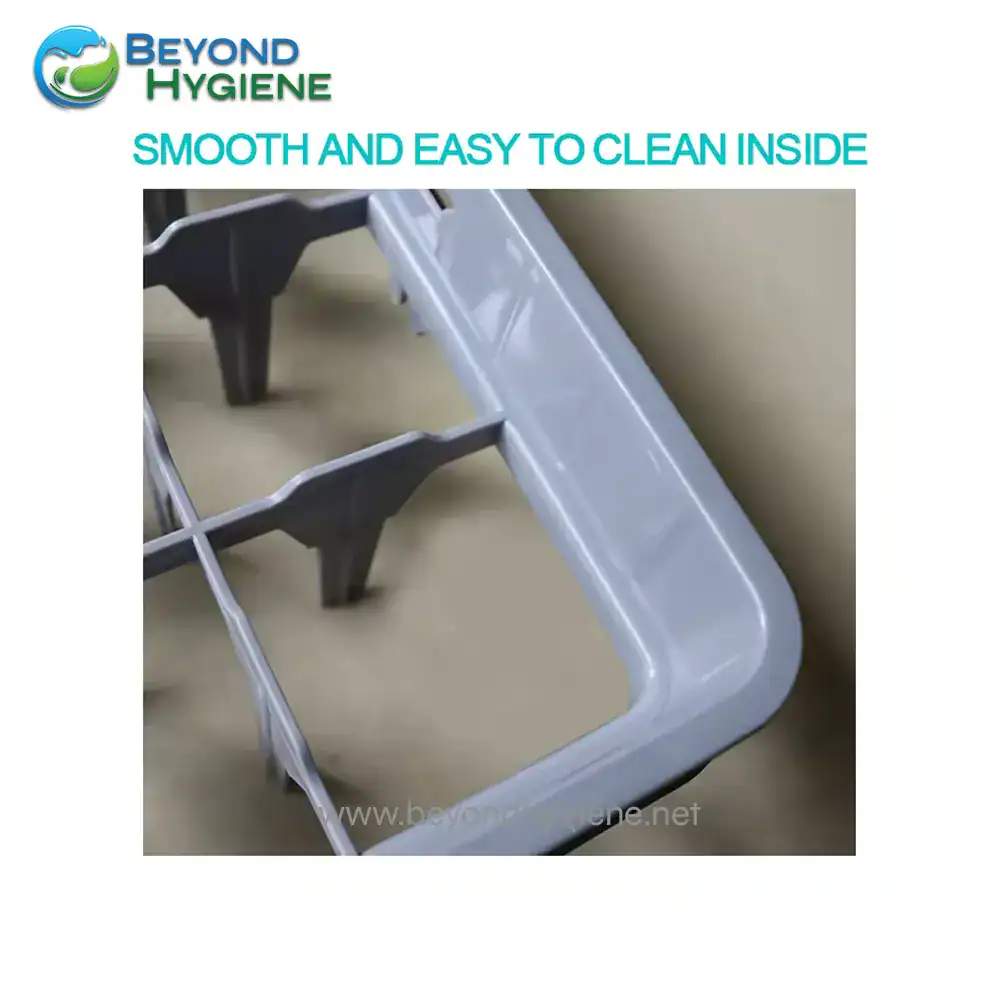 49 Compartment Full and Half 5 Cleaning equipment for commercial and healthcare facilities, demonstrating easy-to-clean design with smooth surfaces within a modern hygiene environment.