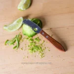 American Metalcraft 106 6" Citrus Zester with Wood Handle