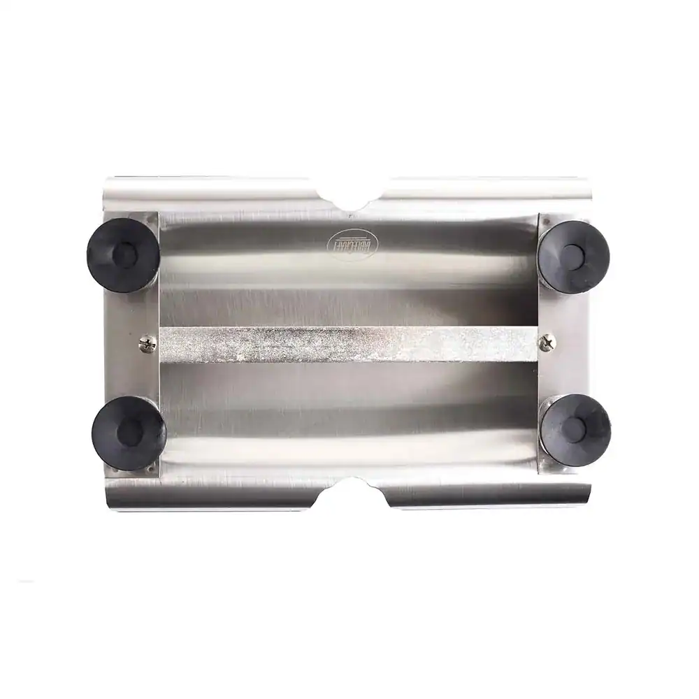 5 Stainless steel conveyor belt washer component for industrial hygiene cleaning processes.