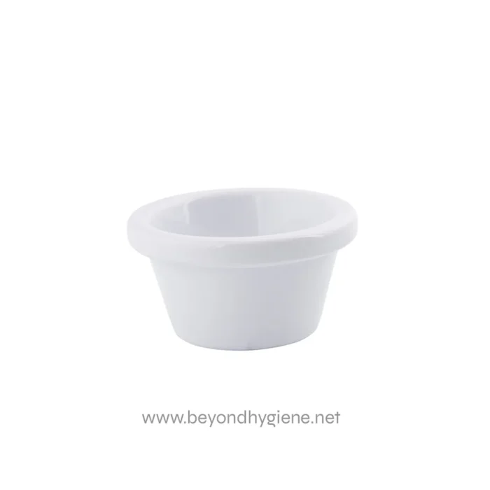 Disposable plastic cup holder for hygiene and sanitation, ideal for food service and catering industries. Designed to keep cups stable and prevent spills in busy environments.