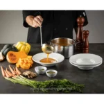 Tablecraft 3 Oz White Ribbed Ramekin - Image 3