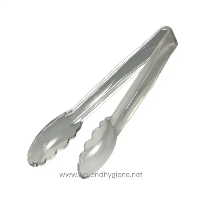 Stainless steel tongs for food service and hygiene, durable and rust-resistant kitchen tool from Beyond Hygiene Asia.
