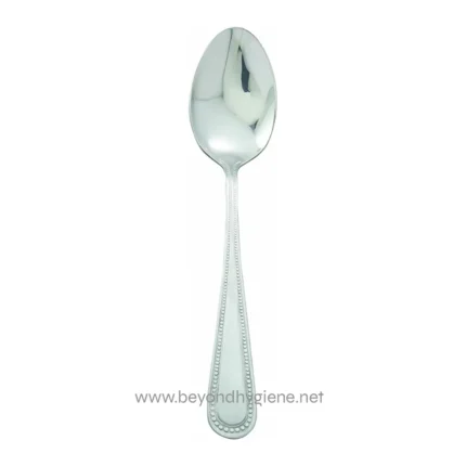 Stainless steel teaspoon, hygienic and durable tableware for restaurants and households, part of Beyond Hygiene Asia's clean and safe dining solutions.