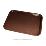 Cambro 1014FF167 Brown 10 x 14 Fast Food Tray - 24 / CS